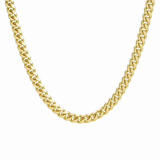 All Wear Jewellery 22" Cuban Chain 5mm - Gold