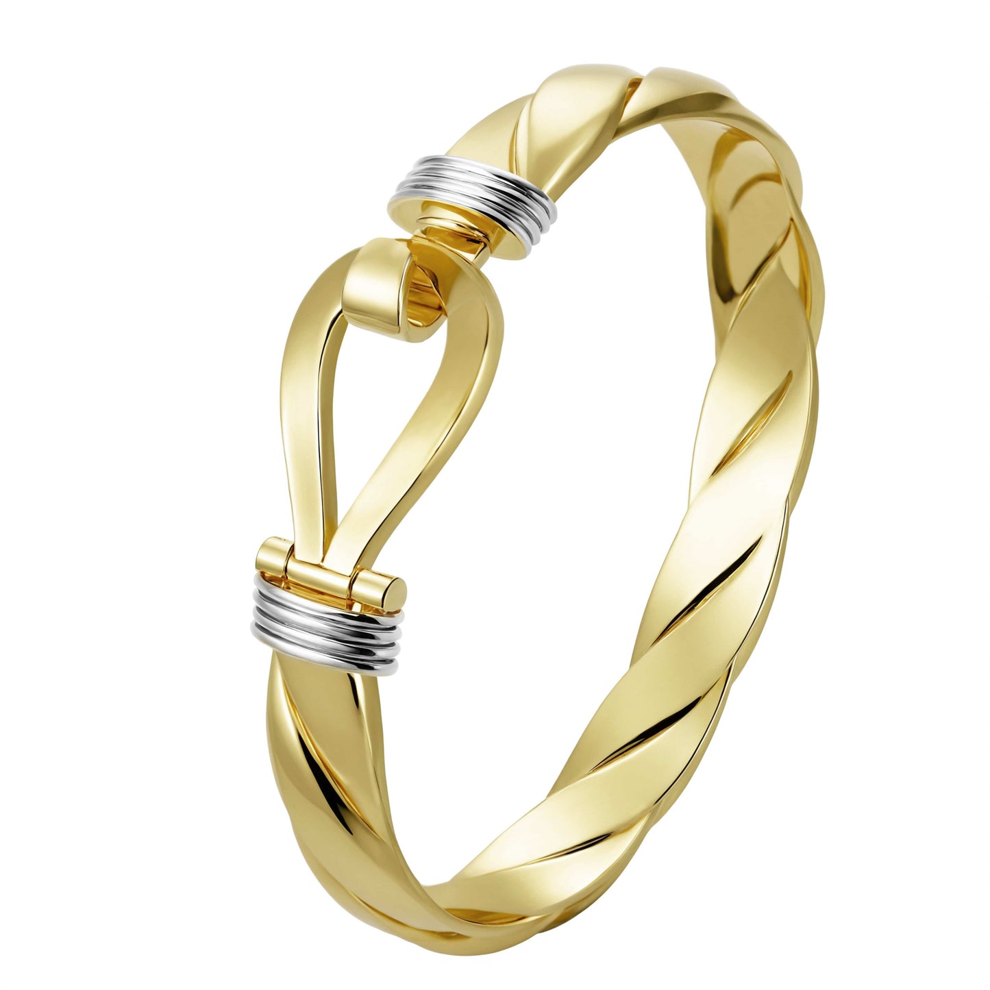 Best-Selling Bangle Bracelets Single Hook Bangle 13mm - Gold