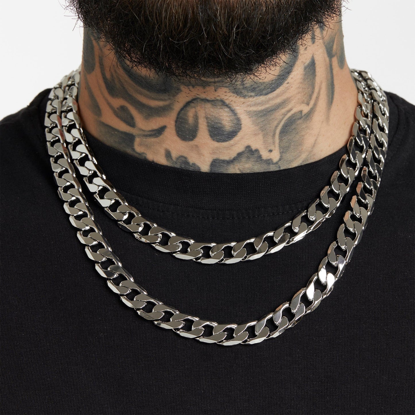 ALL WEAR Chains Curb Chain 12mm - White Gold