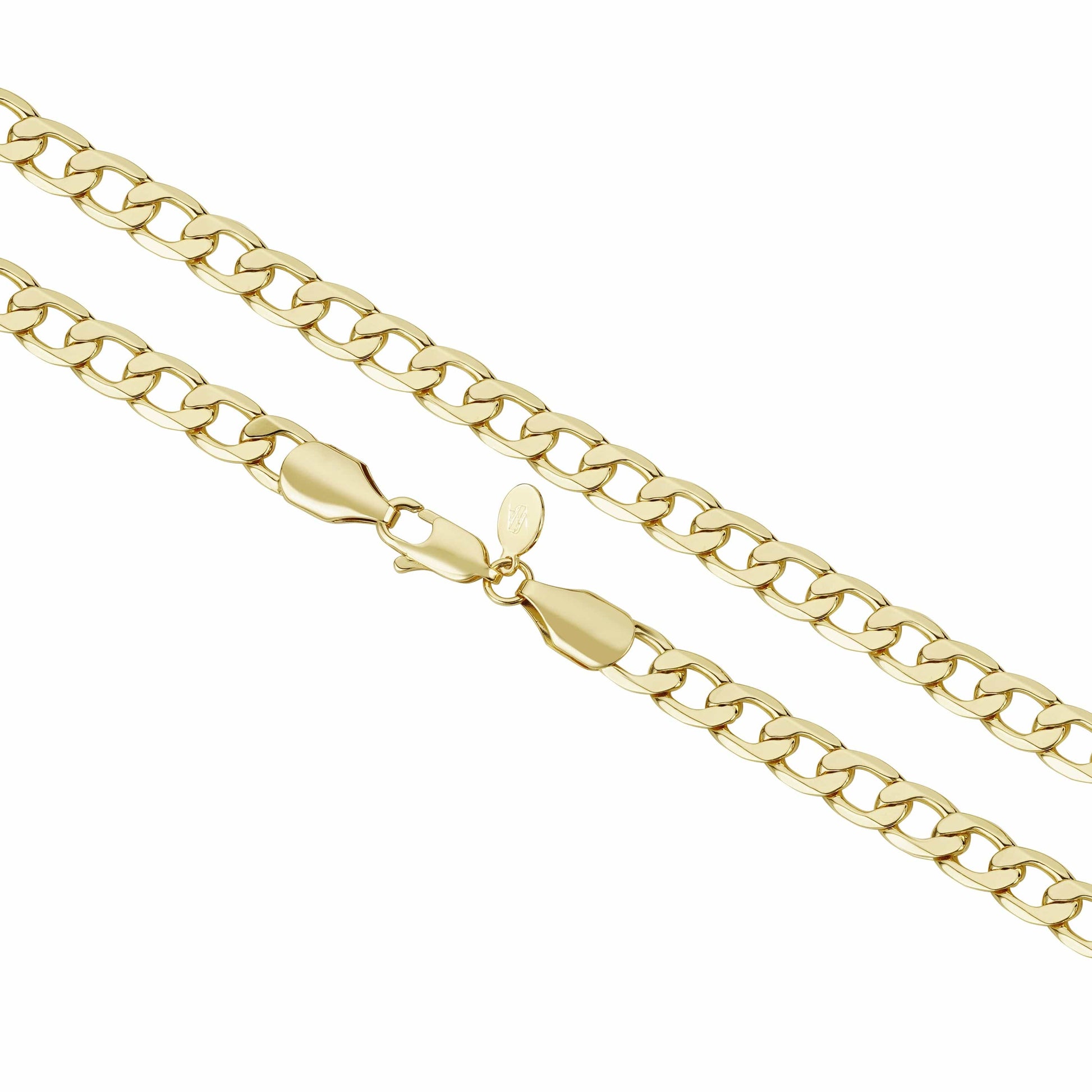 Gold Dipped Chains Curb Chain 6mm - Gold