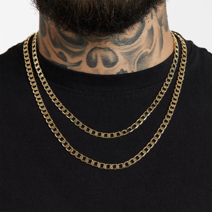 ALL WEAR Chains Curb Chain 6mm - Gold