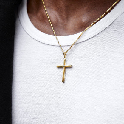 All Wear Jewellery Cross Pendant - Gold