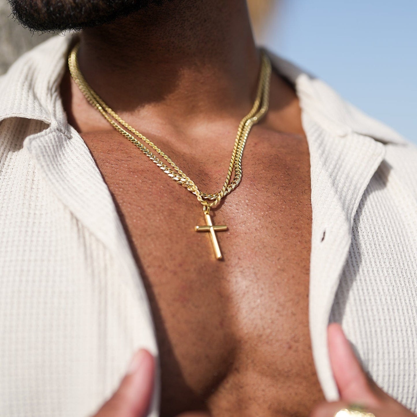 ALL WEAR Cross Pendant - Gold