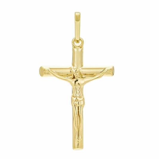 All Wear Jewellery Crucifix Pendant - Gold