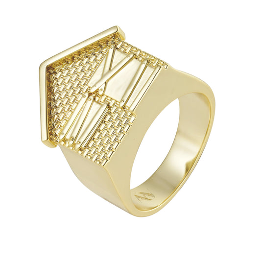 Where Style Meets Hustle Traphouse Ring - Gold