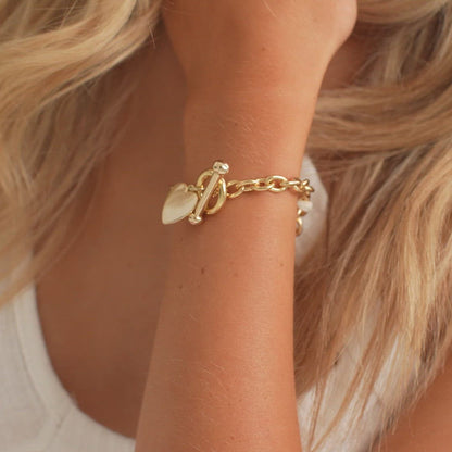 toggle bracelet gold